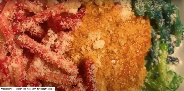 Rezepte zu Halloween 6 Halloween-Maccaroni - Kochen und Backen mit der Rezeptfamilie