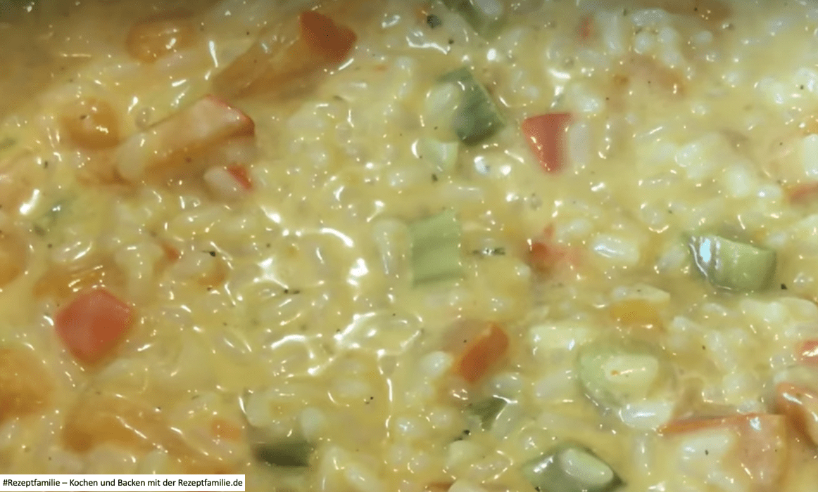 Herbstgericht Kürbisrisotto zu Halloween - Kochen und Backen mit der Rezeptfamilie