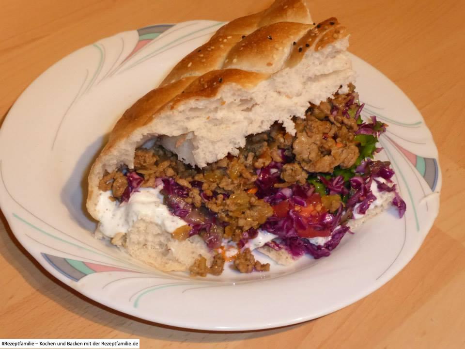 Döner Kebab mit Hack 2 Döner Kebab mit Hack selbst gemacht - Rezeptfamilie