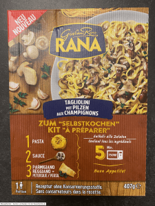 neue Pasta-Sets von Giovanni Rana - wir haben sie getestet - Tagliatelle Bolognese - Tagliatelle Carbonara - Tagliolini mit Pilzen - Gnocchi alla Sorrentina - Rezeptfamilie - Videoleben - Familyeller