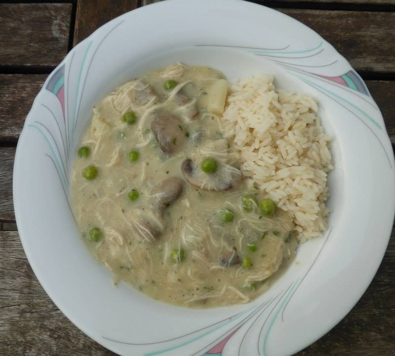 Hühnerfrikassee mit Spargel 8 Huehnerfrikassee mit spargel