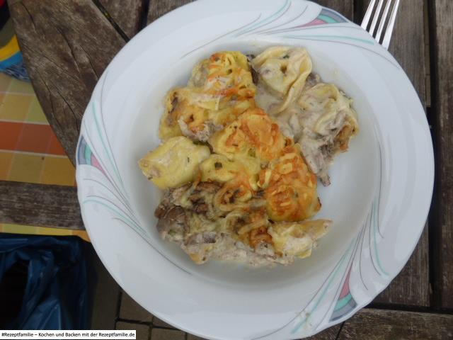 Tortelliniauflauf mit Thunfisch 2 Tortelliniauflauf mit Thunfisch