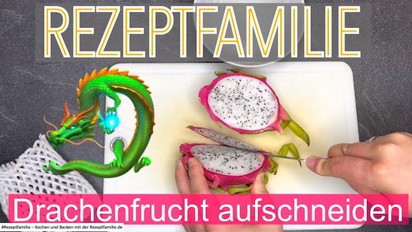 Drachenfrucht - Pitahaya aufschneiden 17 Drachenfrucht : Pitahaya aufschneiden #Rezeptfamilie