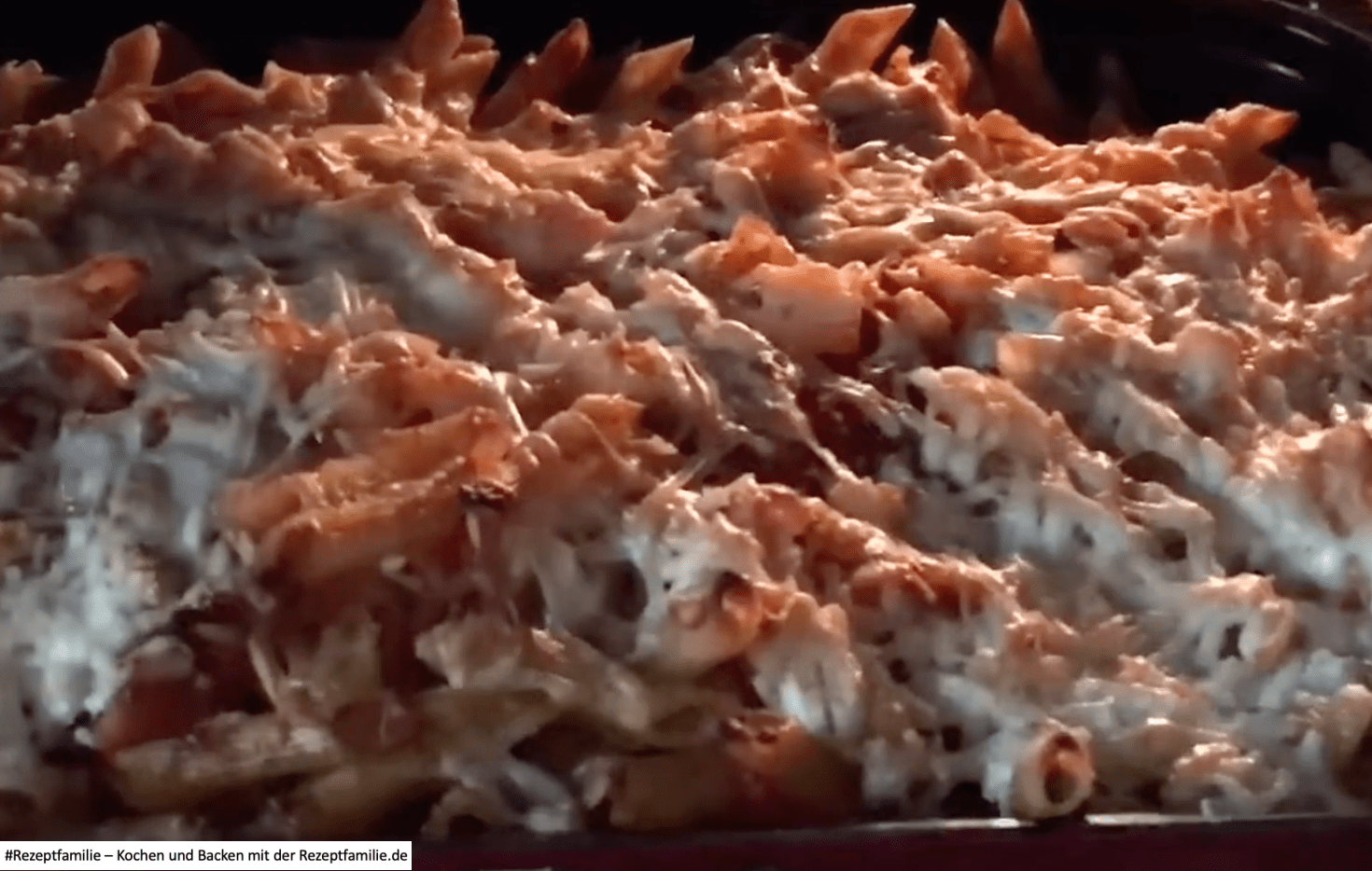 Penne- Tomatengratin mit Pecorino - Rezeptfamilie Penne- Tomatengratin mit Pecorino - Rezeptfamilie