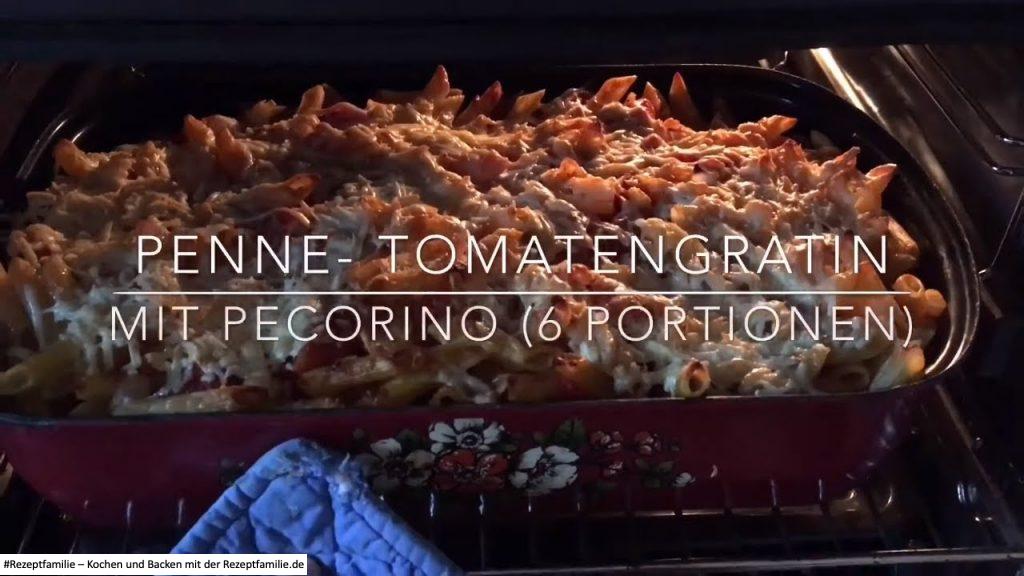 Penne- Tomatengratin mit Pecorino 2 Penne- Tomatengratin mit Pecorino - #Rezeptfamilie