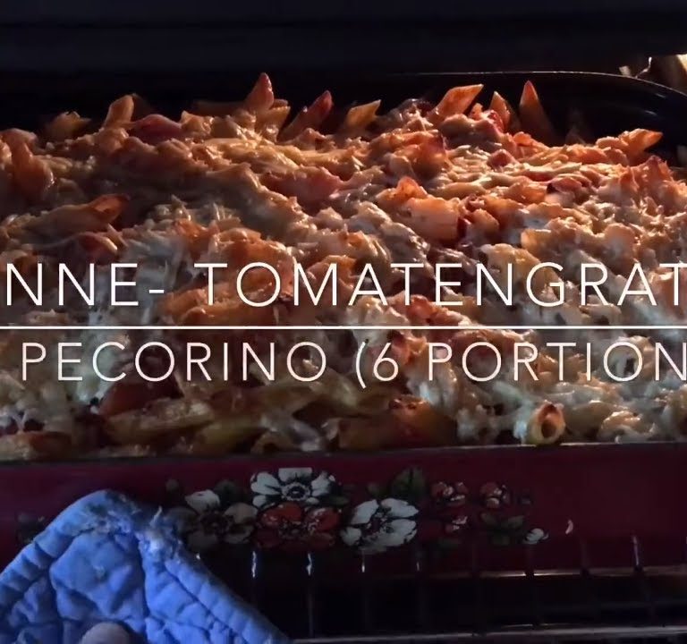 Penne- Tomatengratin mit Pecorino - Rezeptfamilie Penne- Tomatengratin mit Pecorino - Rezeptfamilie