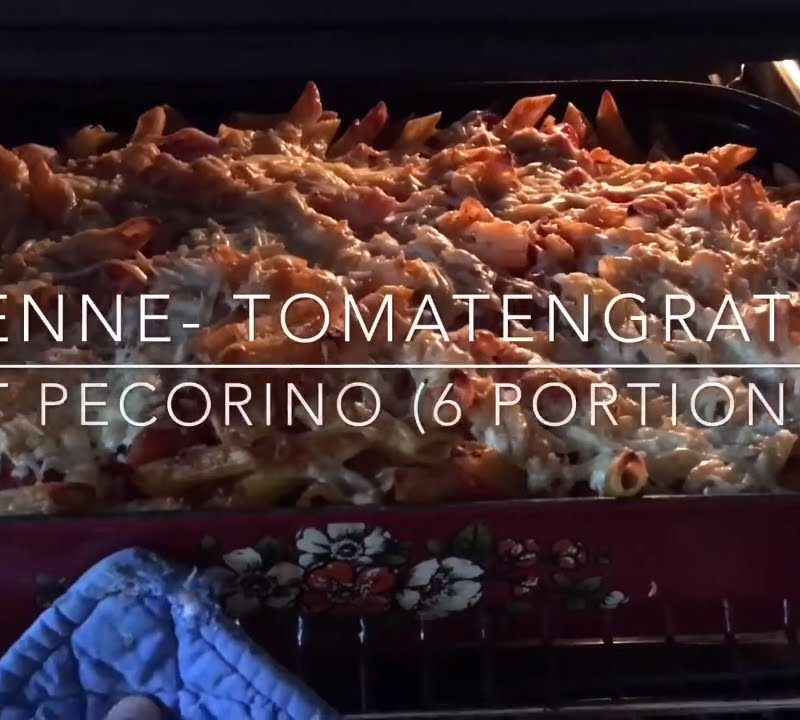 Penne- Tomatengratin mit Pecorino - #Rezeptfamilie