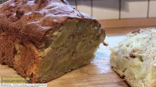 Apfelbrot 5 Apfelbrot selbst gemacht im Backofen - Rezeptfamilie