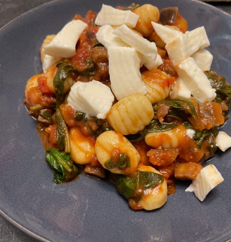 Gnocchi mit Auberginen 1 1