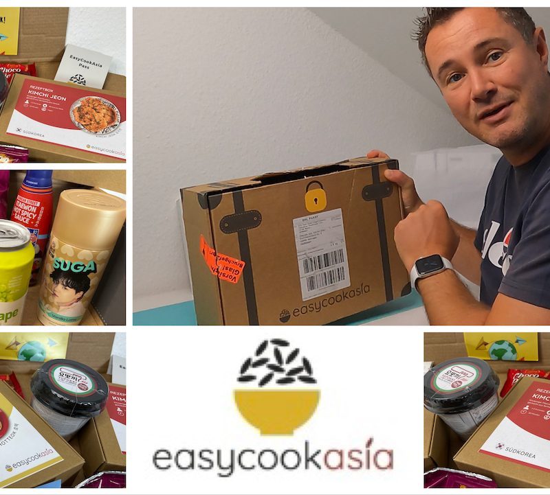 Unboxing - easycookasia Seoul Travel Cook Box - getetstet von videoleben von familyeller - Rezeptfamilie