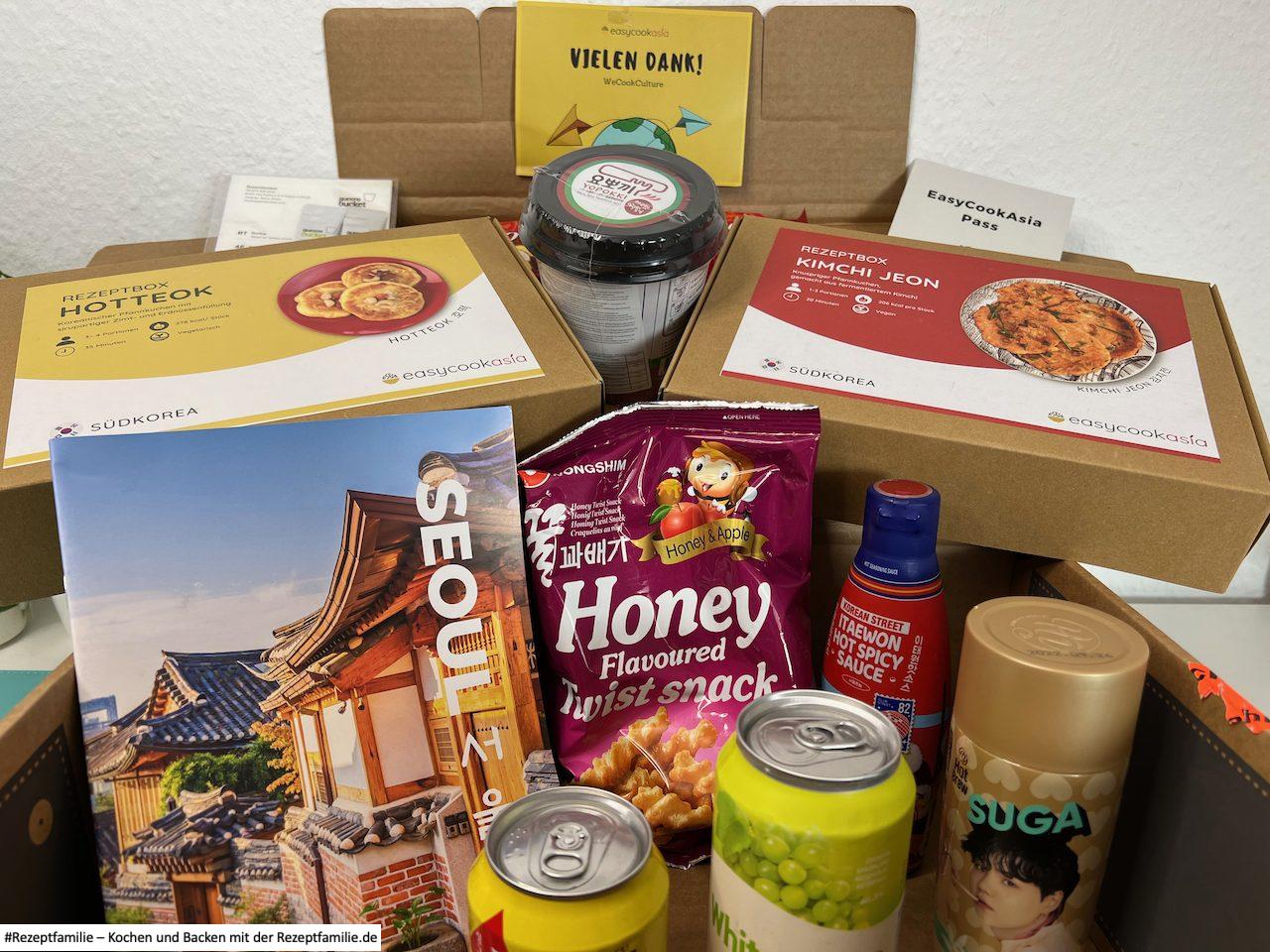 EasyCookAsia - Seoul Travel Cook Box - Rezeptfamilie