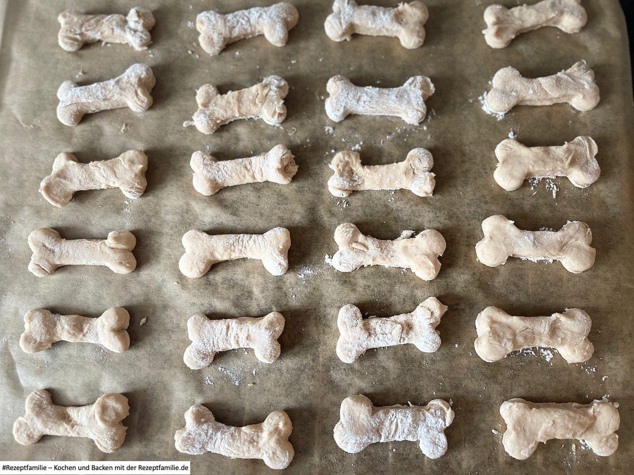 Backblech mit Leberwurst-Kekse - Rezept von Doggi-Dog.com