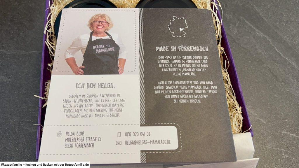 Helgas Mamalade 5 Vorstellung Helga Helgas Mamalade - getestet von Videoleben von Familyeller und Rezeptfamilie