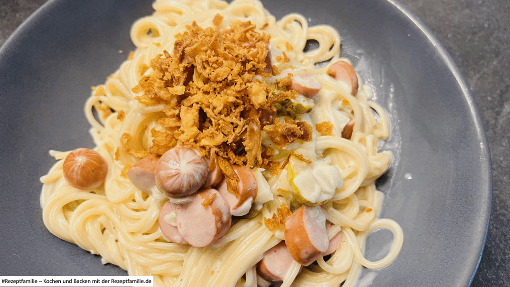 Hot Dog Spaghetti für 6 2 Hot Dog Spaghetti - Rezeptfamilie von Familyeller