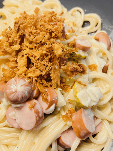 Rezepte 6 Hot Dog Spaghetti - Rezeptfamilie von Familyeller