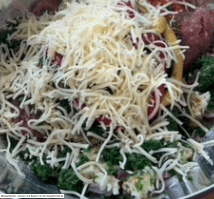 Käse zur Hackmischung hinzufügen - Wrap Kebap - BBQ Trend 2025 - Rezeptfamilie