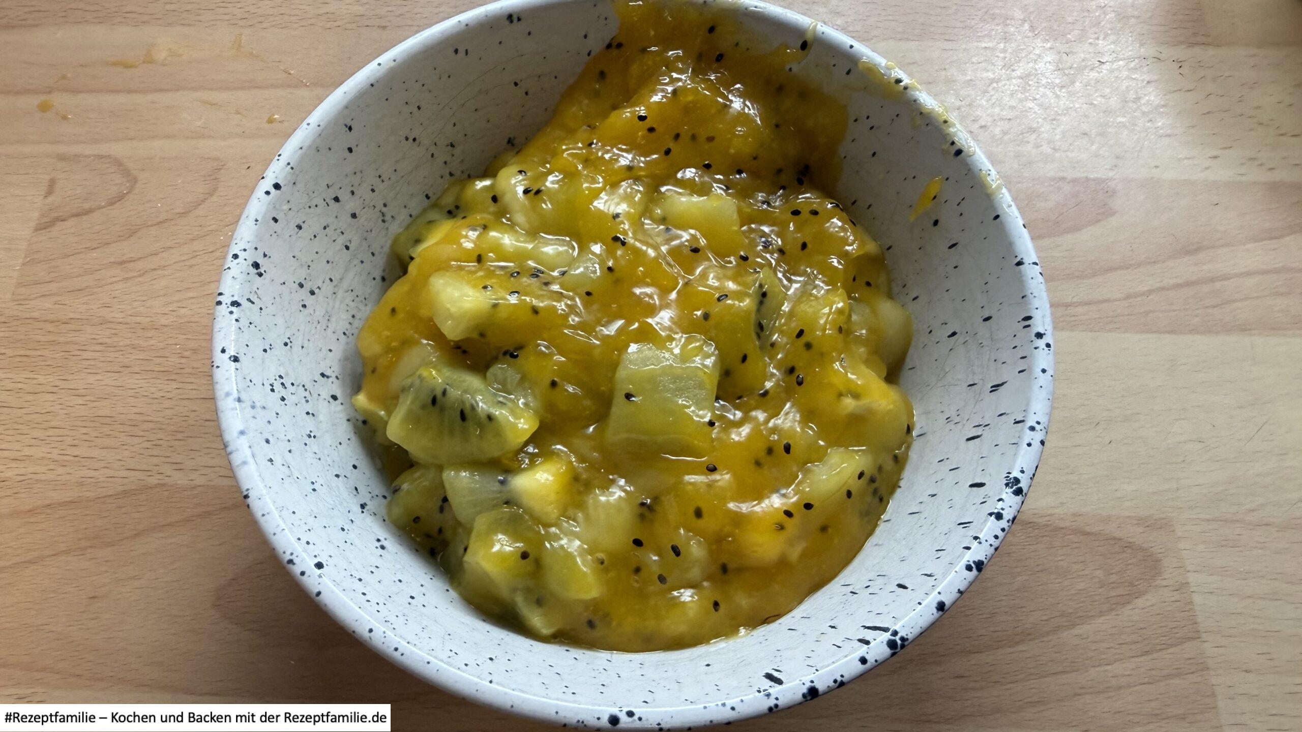 Kiwi-Füllung - Kiwi-Torte - Backen mit der Rezeptfamilie