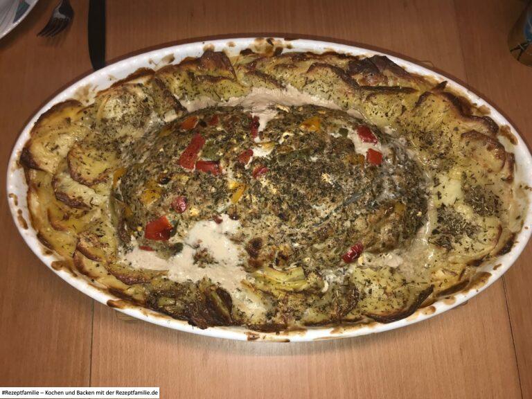 gefüllter Hackbratenauflauf