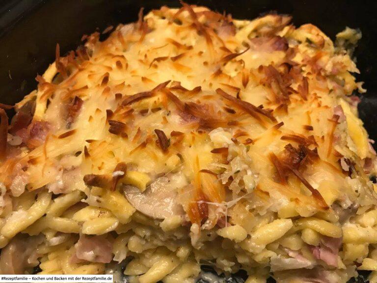 Spätzle-Schinken Auflauf