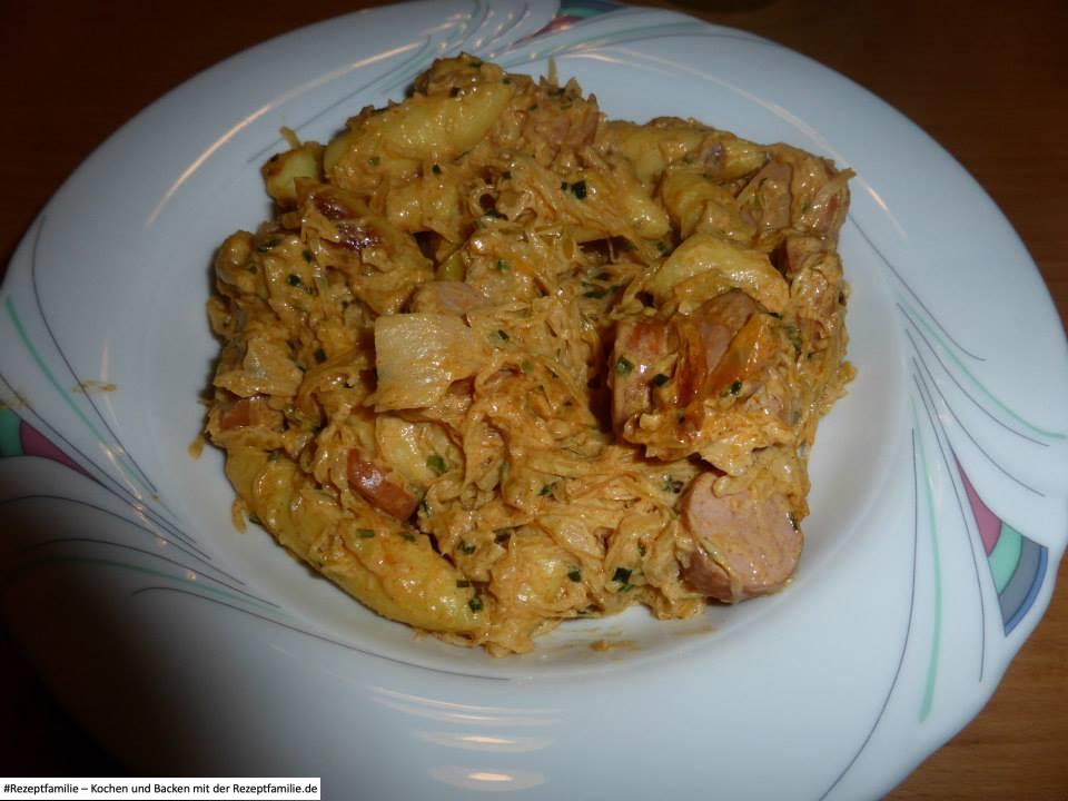 Schupfnudeln mit Sauerkraut