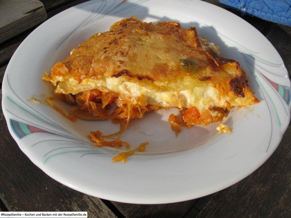 Fasskraut-Lasagne