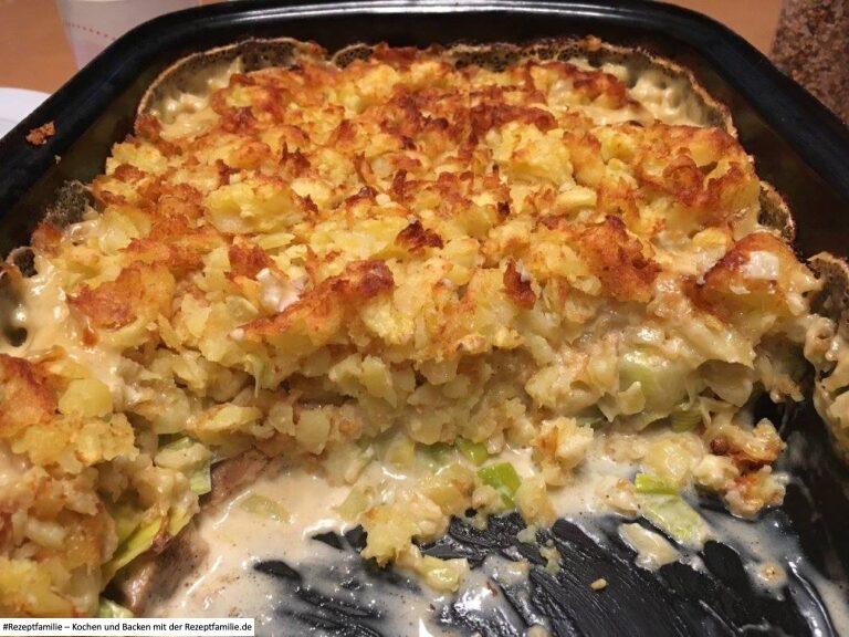 Putenschnitzel Rösti-Auflauf