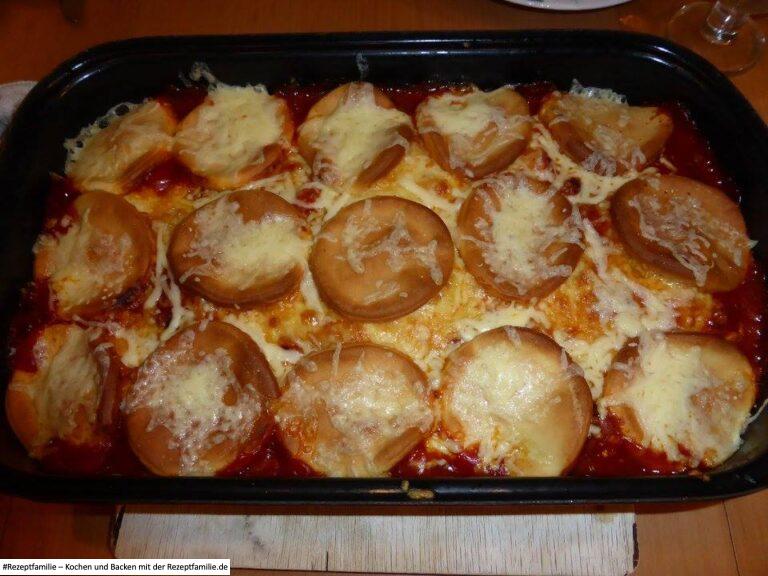 Hack Auflauf mit Pizza-Talern