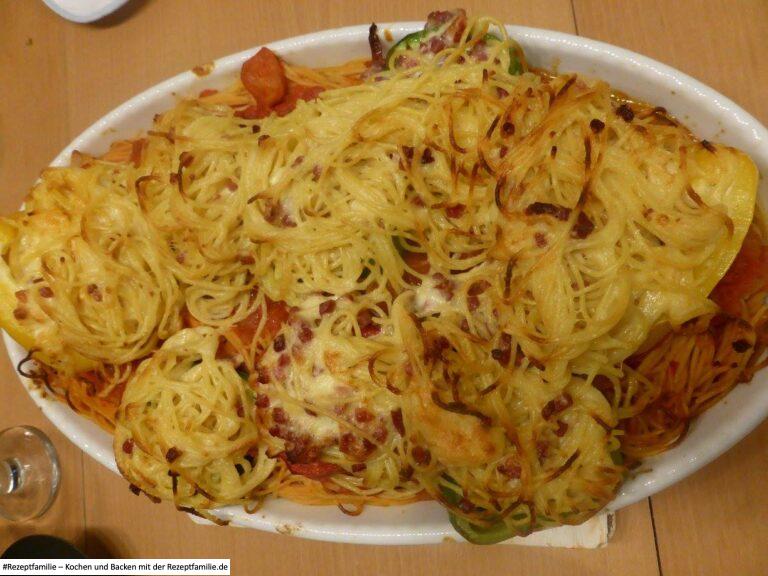 2 Saucen Spagetti Auflauf