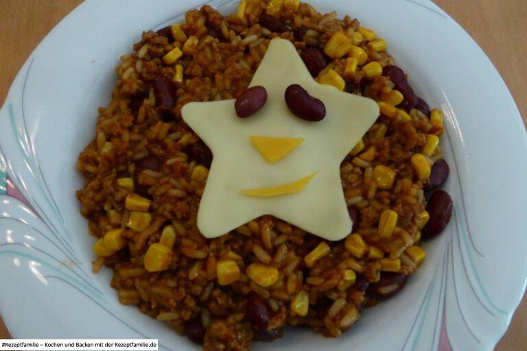 Kinder Chili con Carne mit Käse Stern