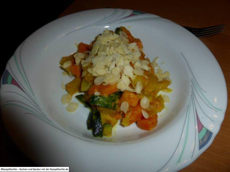 Süßkartoffelcurry mit Ananas