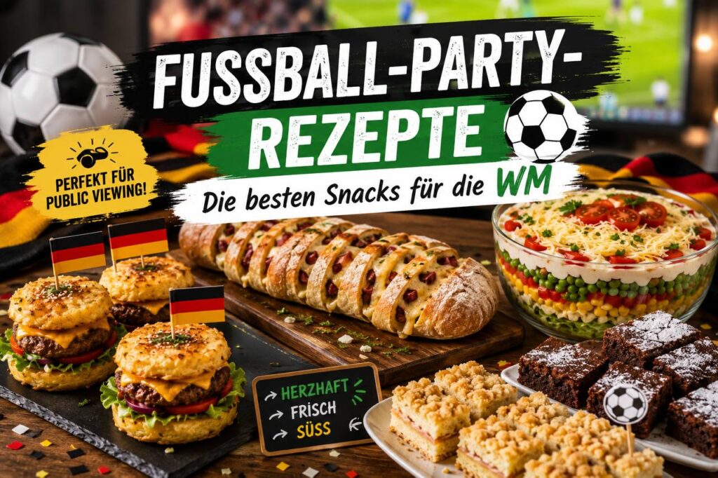 Fußball-Party-Rezepte für die WM – Snacks und Fingerfood fürs Public Viewing