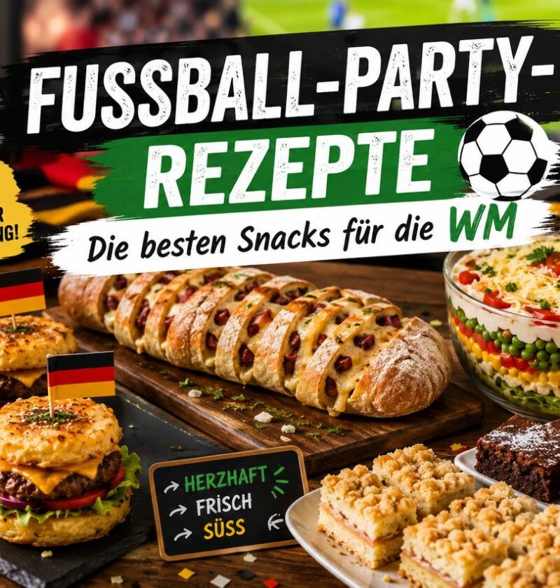 Fußball-Party-Rezepte für die WM – Snacks und Fingerfood fürs Public Viewing