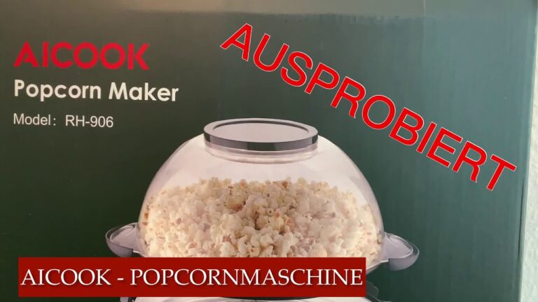 V2 – Saisonorientiert & Entdecker 11 AICOOK Popcorn-Maschine ausprobiert – Taugt die Heißluft-Popcornmaschine?