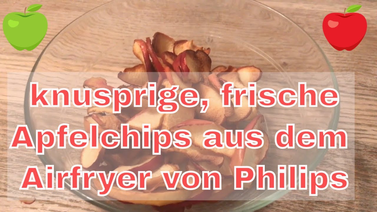 Knusprige Apfelchips aus dem Airfryer