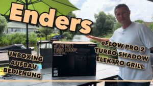 Reinalin Grillhandschuhe - hitzebeständig bis 800°C 6 Enders eFLOW PRO 2 TURBO SHADOW Elektrogrill – Unboxing und Aufbau