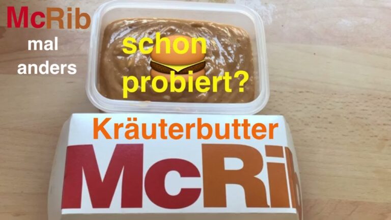 McRib Kräuterbutter schon probiert?