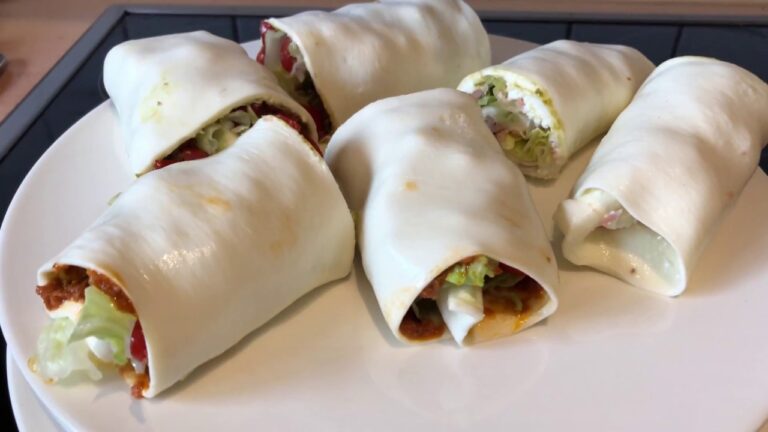 Mozzarella-Wraps selbst gemacht