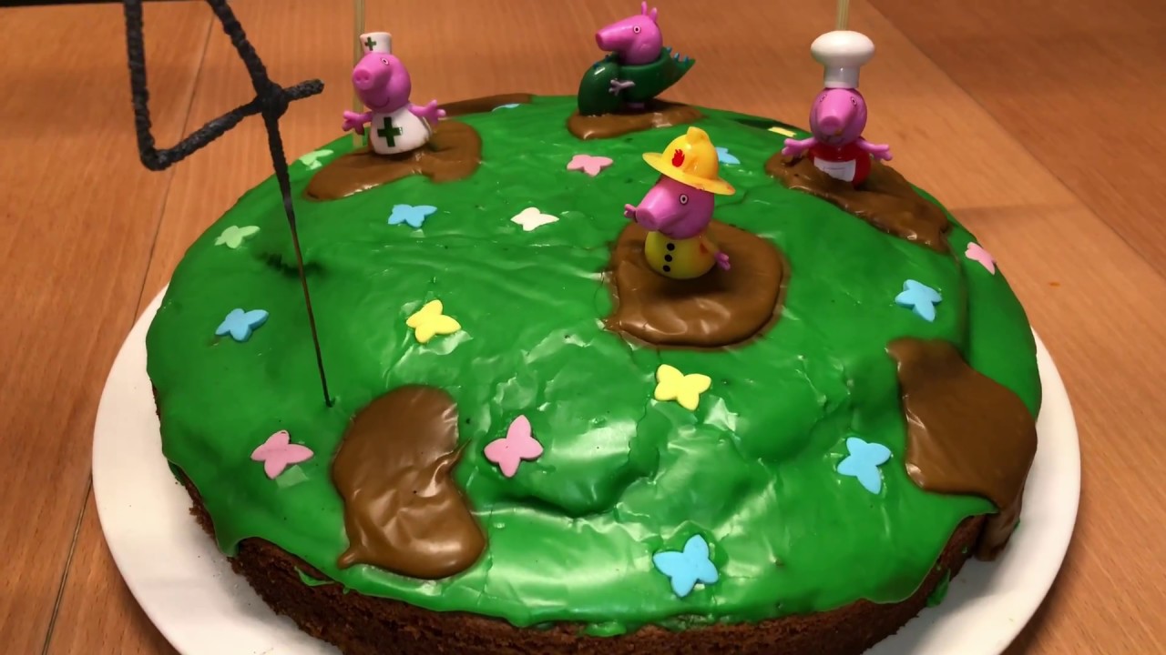 Peppa Pig Matsche-Fütze-Kuchen – ein leckerer Kuchen von Rezeptfamilie