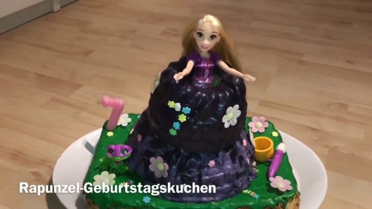 Rapunzel-Geburtstagskuchen