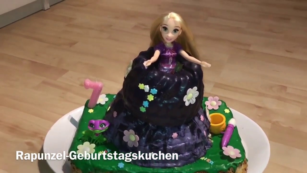 Rapunzel-Geburtstagskuchen – ein leckerer Kuchen von Rezeptfamilie