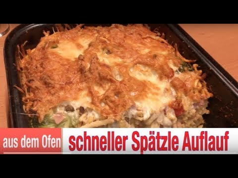 Schneller Spätzle Auflauf – einfach und lecker