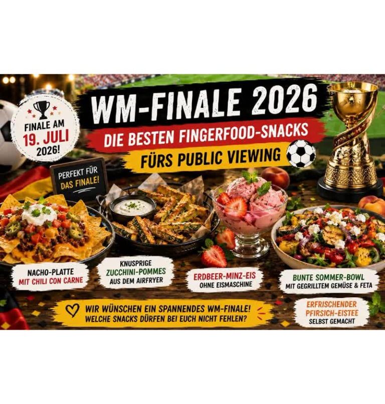 WM-Finale 2026: Die besten Fingerfood-Snacks fürs Public Viewing