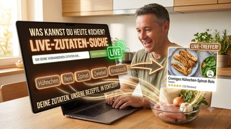 V2 – Saisonorientiert & Entdecker 12 Was kannst du heute kochen? Neue Zutaten-Suche auf Rezeptfamilie.de