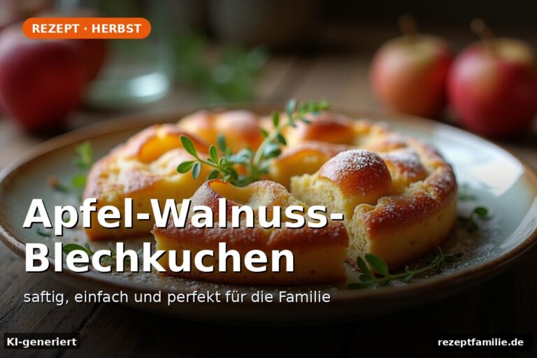 Apfel-Walnuss-Blechkuchen – saftig, einfach und perfekt für die Familie