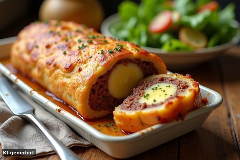 Kartoffel-Hackfleisch-Auflauf mit Lauch