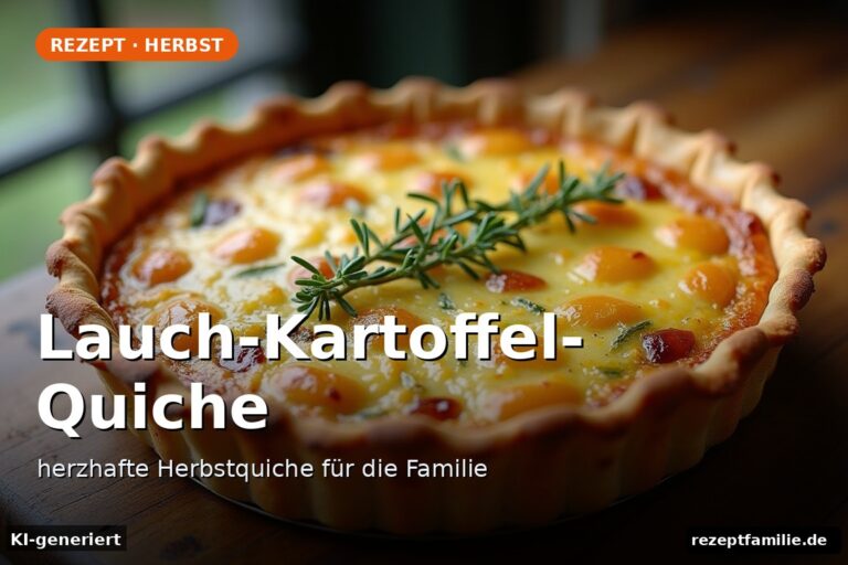Lauch-Kartoffel-Quiche – herzhafte Herbstquiche für die Familie