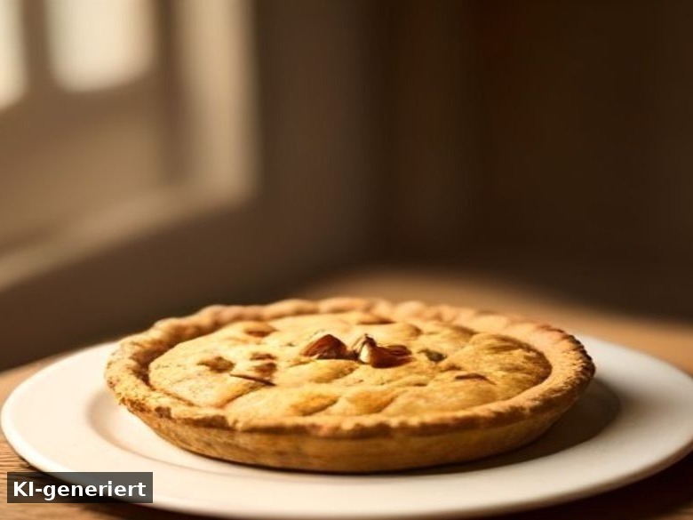Niederländischer Appeltaart – saftiger Apfelkuchen aus Holland (KI-generierte Darstellung)