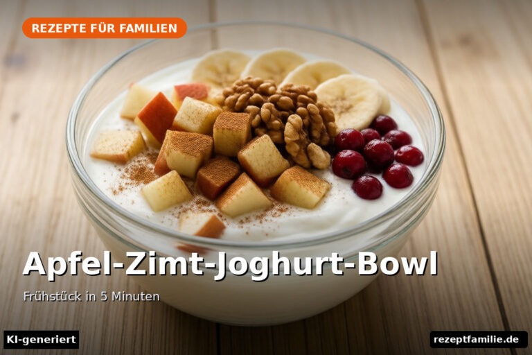 Apfel-Zimt-Joghurt-Bowl