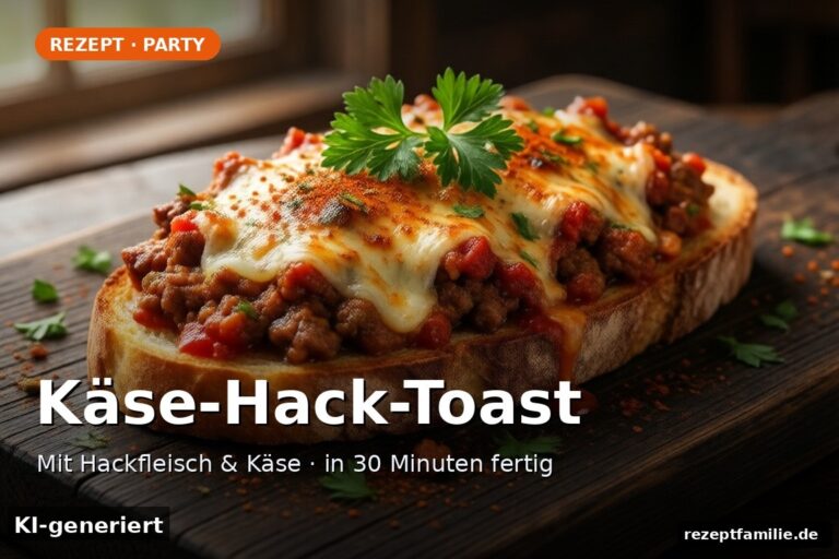 Käse-Hack-Toast – schnelles Rezept mit Hackfleisch und Käse