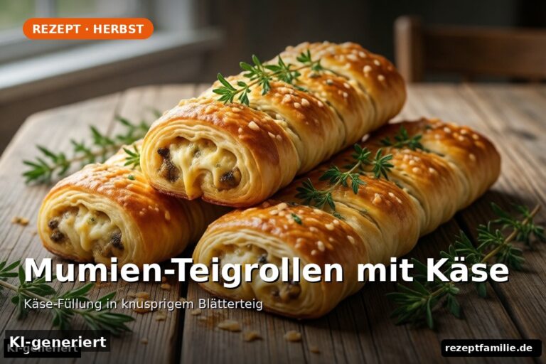 Mumien-Teigrollen mit Käse